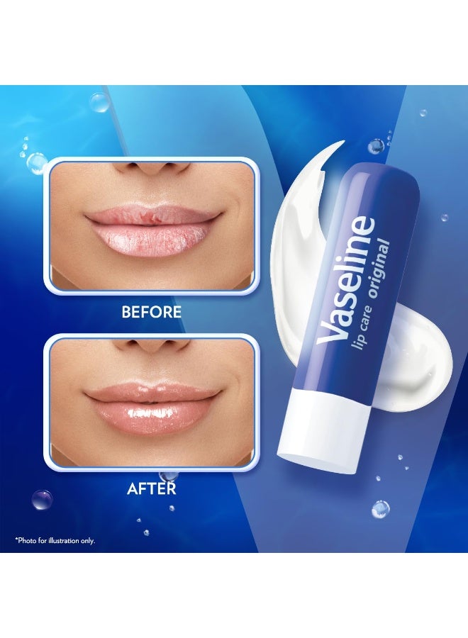 vaseline Lip Care Original Lip Balm Stick 4.8g (Pack of 2) - Image 3